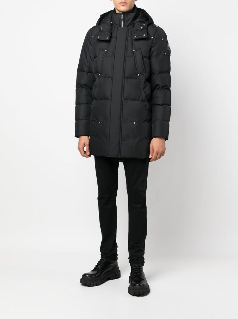 Black Cloud Padded Parka Coat