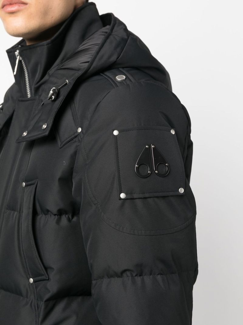 Black Cloud Padded Parka Coat