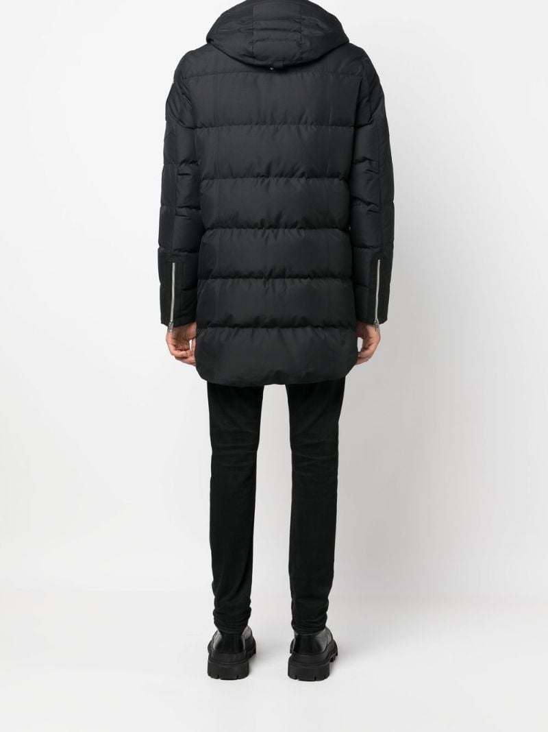 Black Cloud Padded Parka Coat