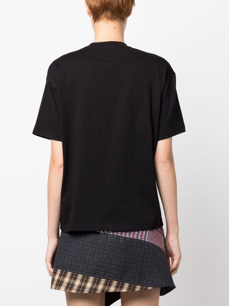 Black Logo Print T-shirt