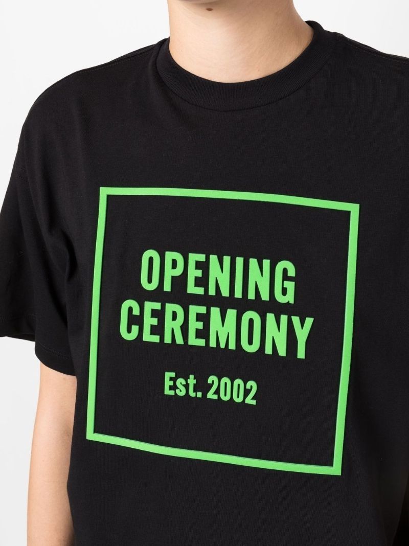 Black Logo Print T-shirt