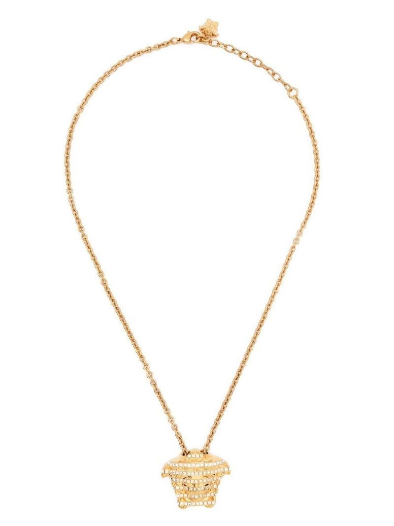 Gold-tone Medusa Necklace