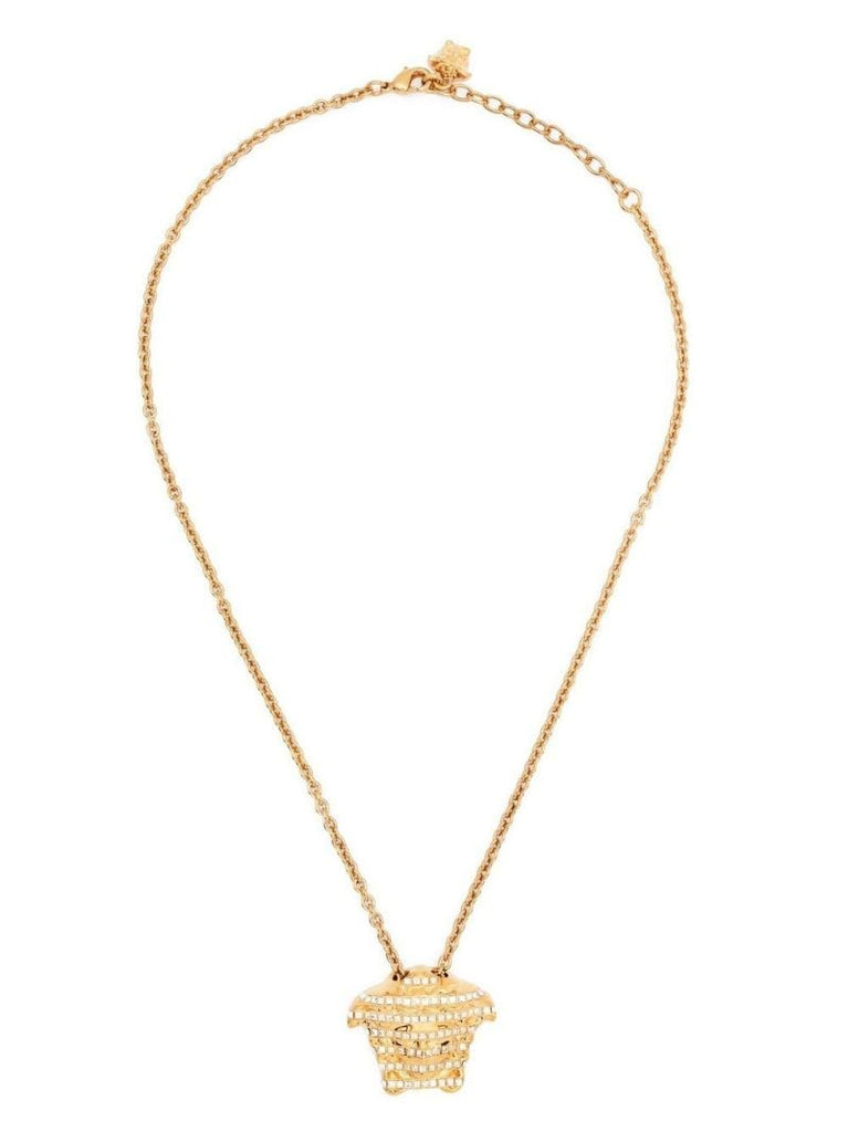 Gold-tone Medusa Necklace