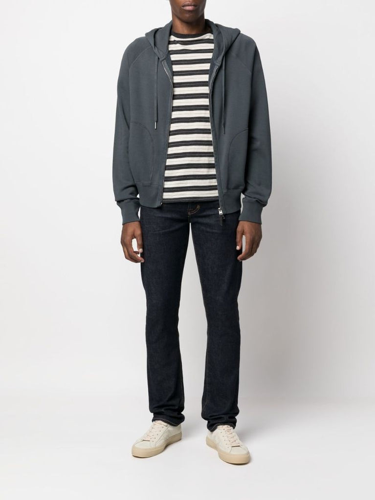 Grey Cotton Hoodie