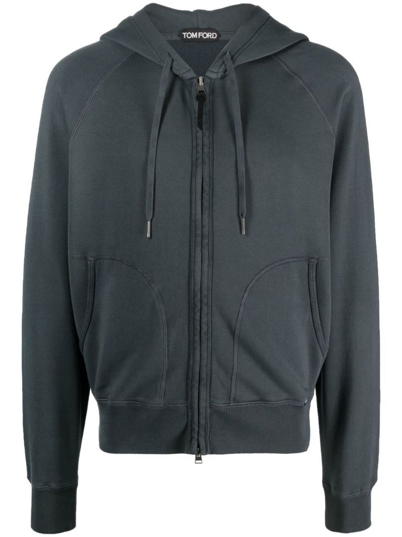 Grey Cotton Hoodie