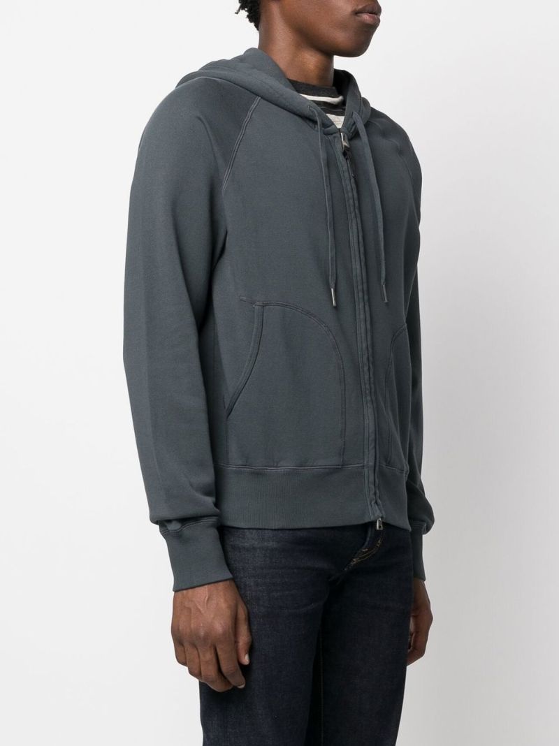 Grey Cotton Hoodie