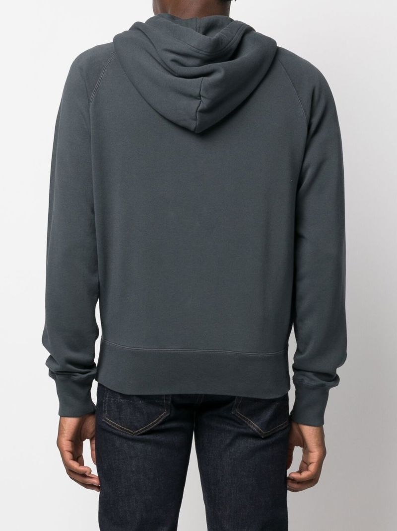 Grey Cotton Hoodie