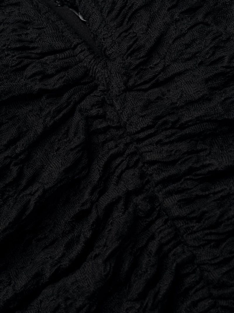 Black Halterneck Midi Dress