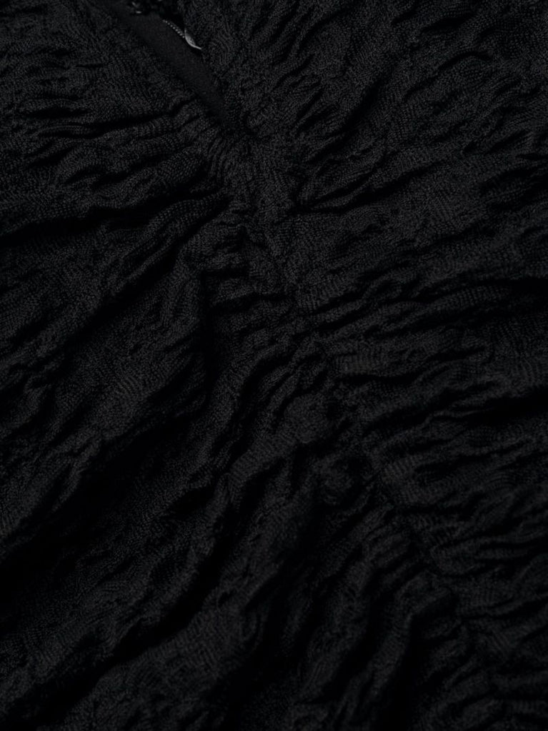 Black Halterneck Midi Dress