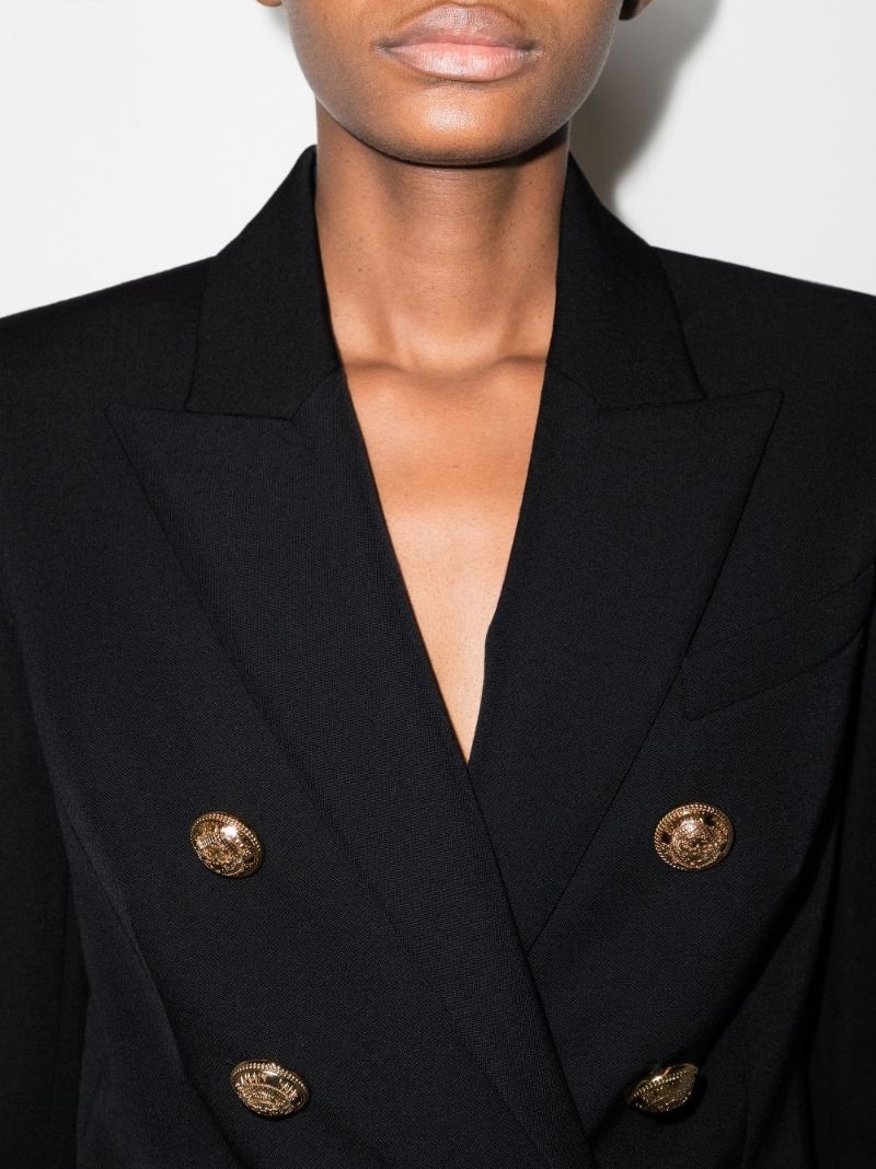 Double-breasted Wool Blazer