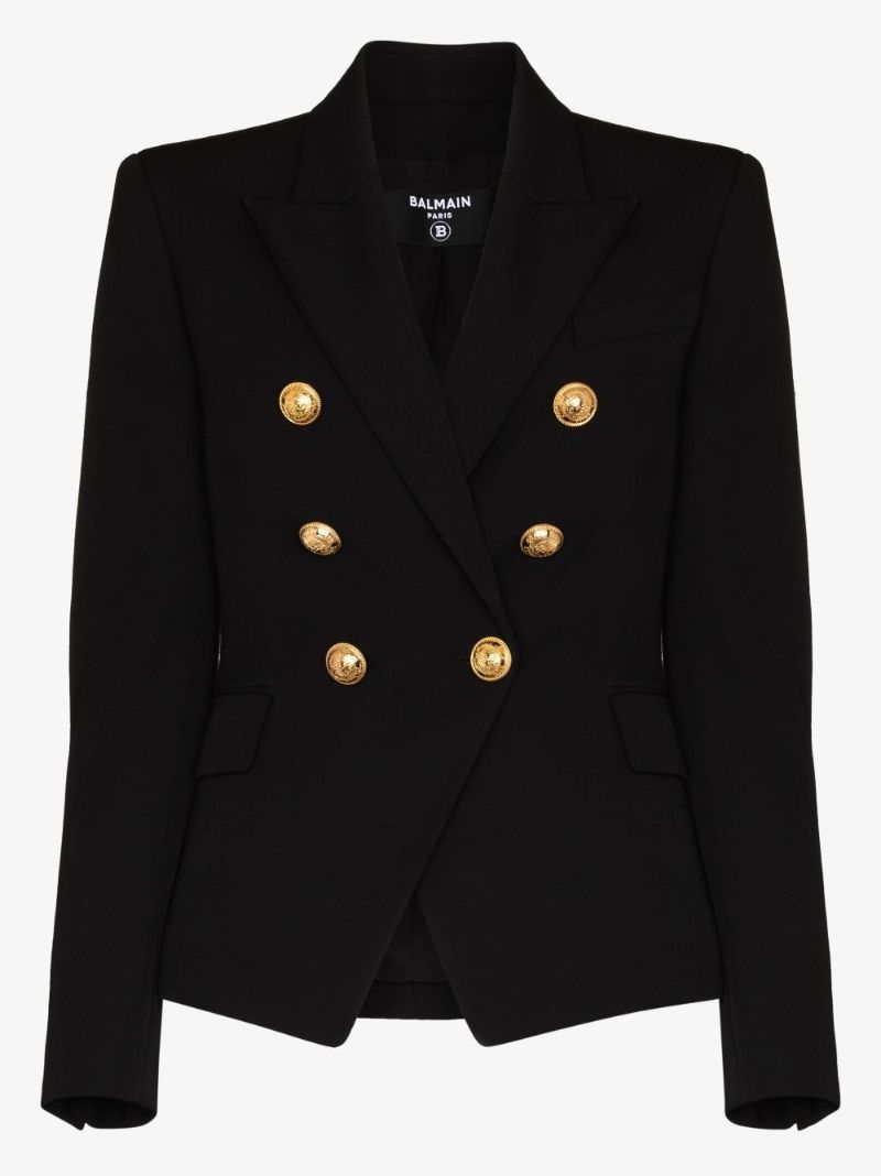 Double-breasted Wool Blazer