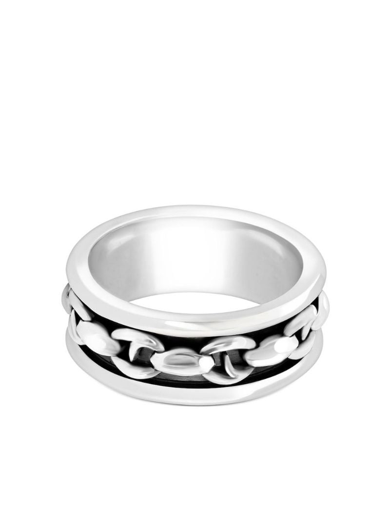 Silver Thorn Addiction Link Ring
