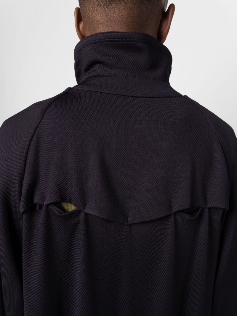 Blue Ria Ventilation Trench Coat