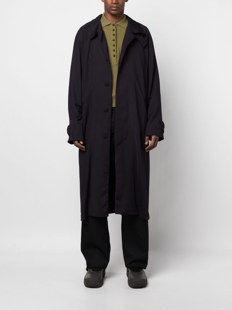Blue Ria Ventilation Trench Coat