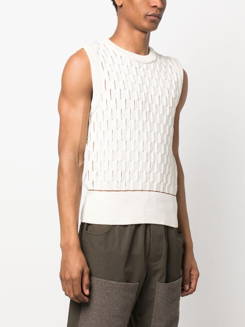 White Legacy Knitted Tank Top