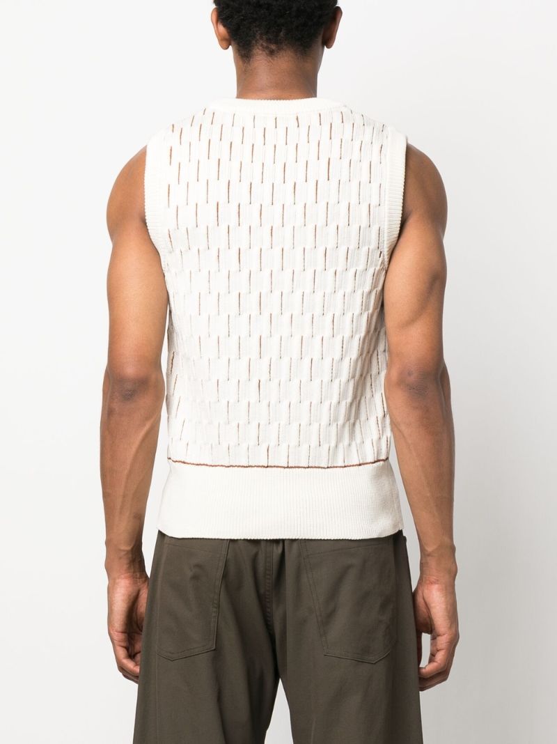White Legacy Knitted Tank Top