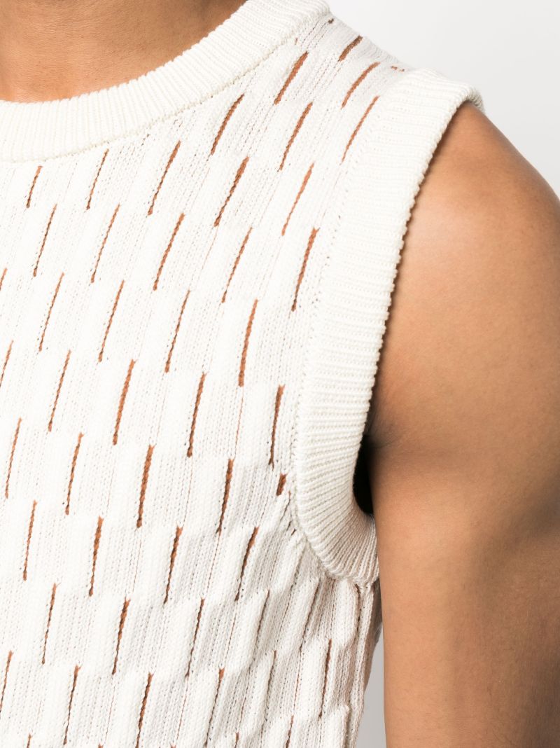 White Legacy Knitted Tank Top