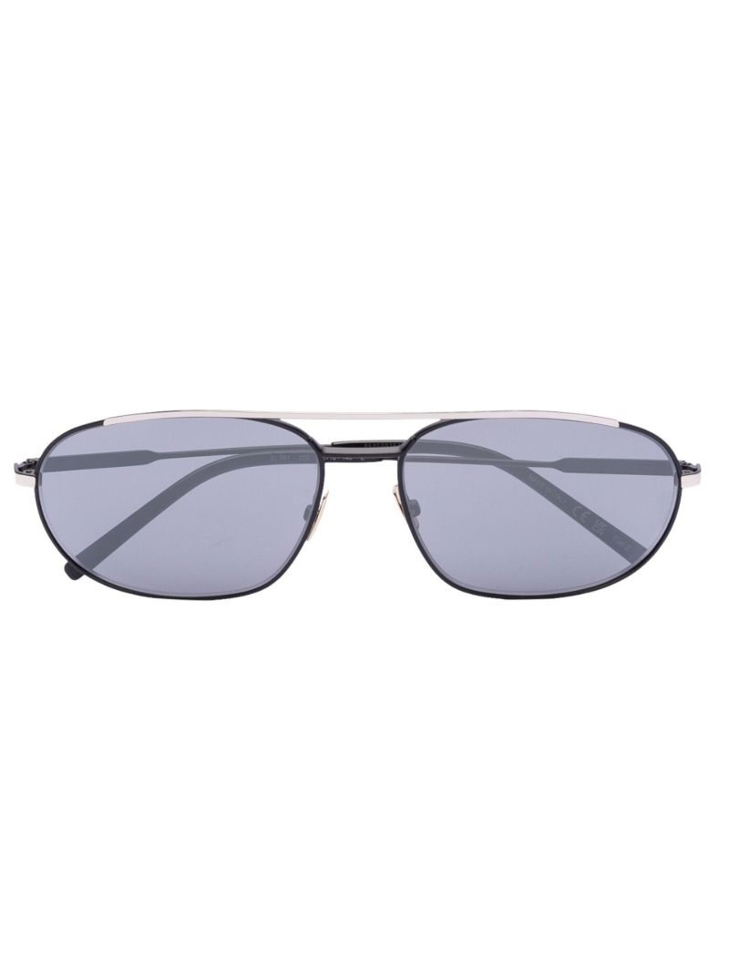 Black 561 Edgy Pilot-style Sunglasses