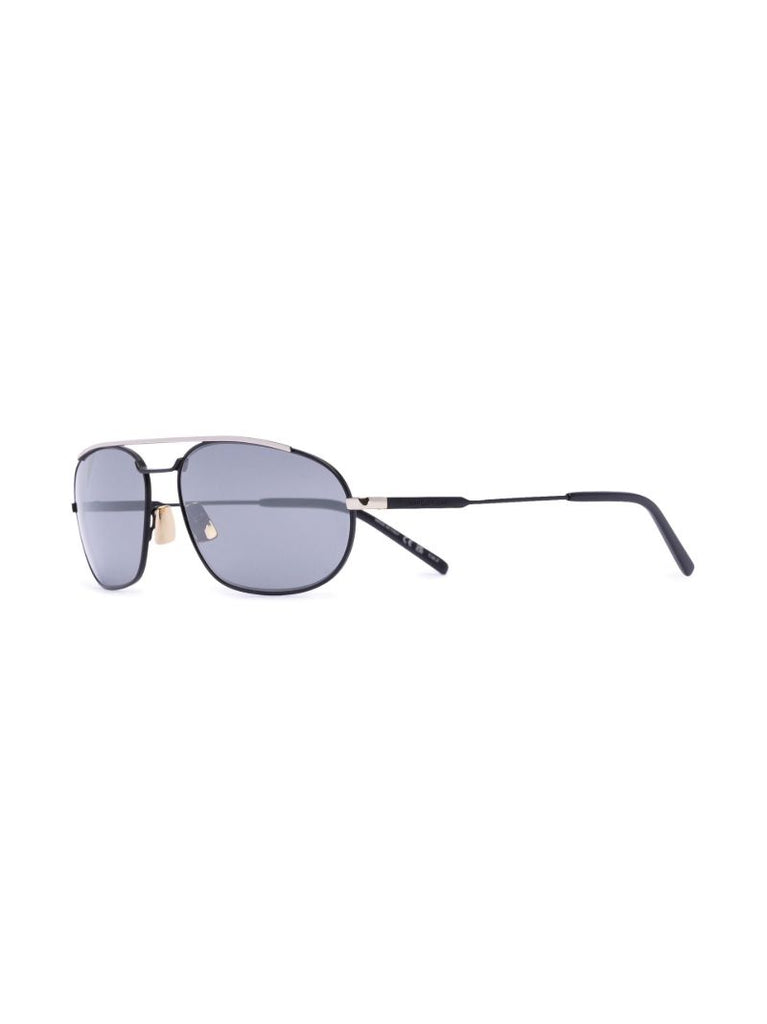Black 561 Edgy Pilot-style Sunglasses