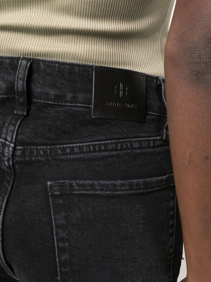 Black Lara High Waist Flared Jeans