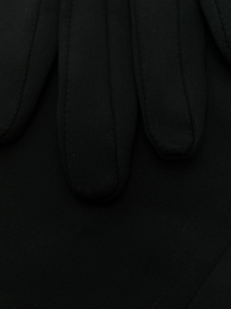 Black Glamour Elbow-length Gloves