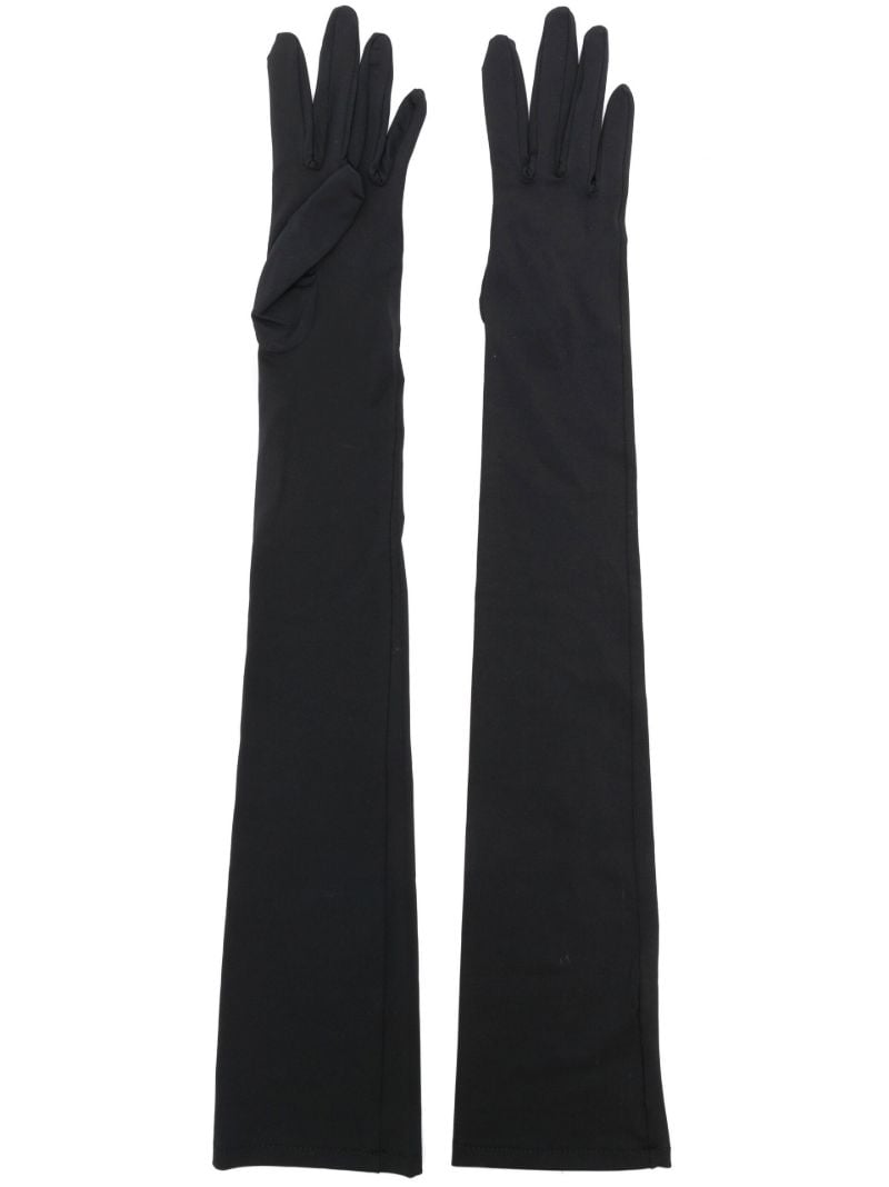 Black Glamour Elbow-length Gloves
