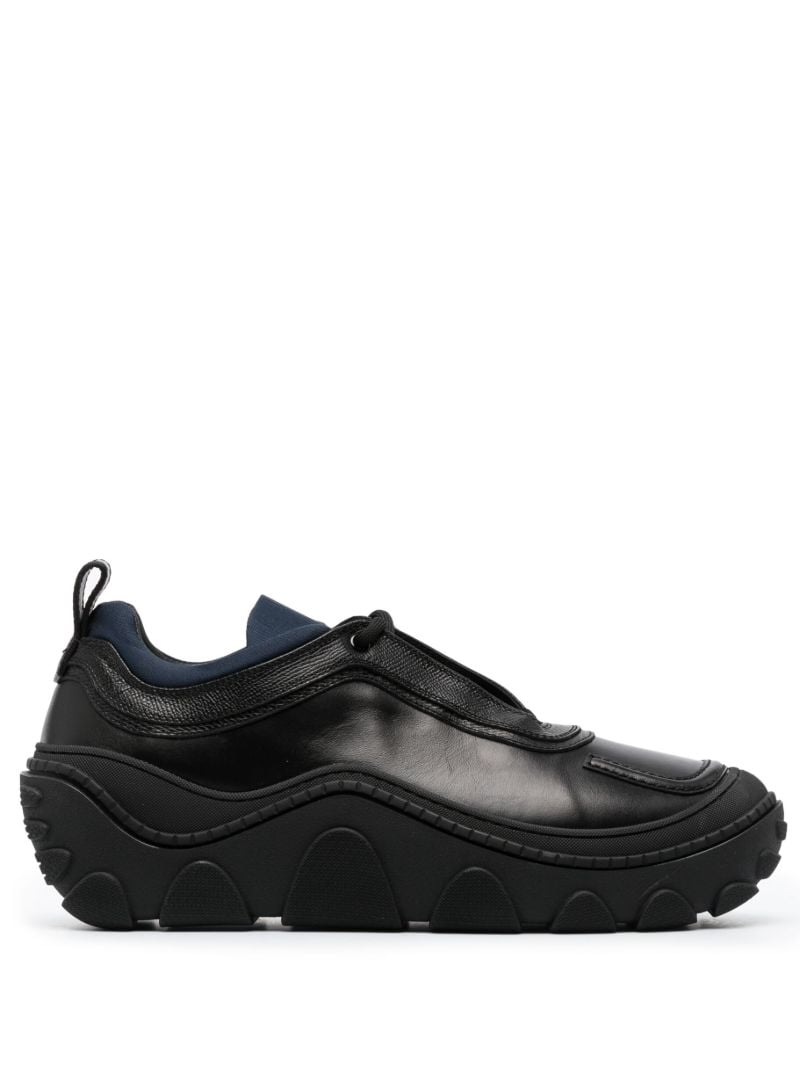 Black Tonkin Leather Sneakers
