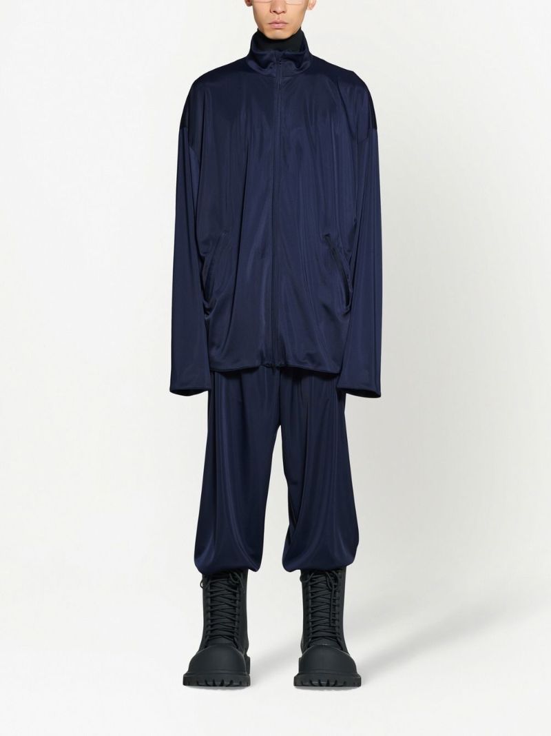 Blue Zip-up Track Jacket