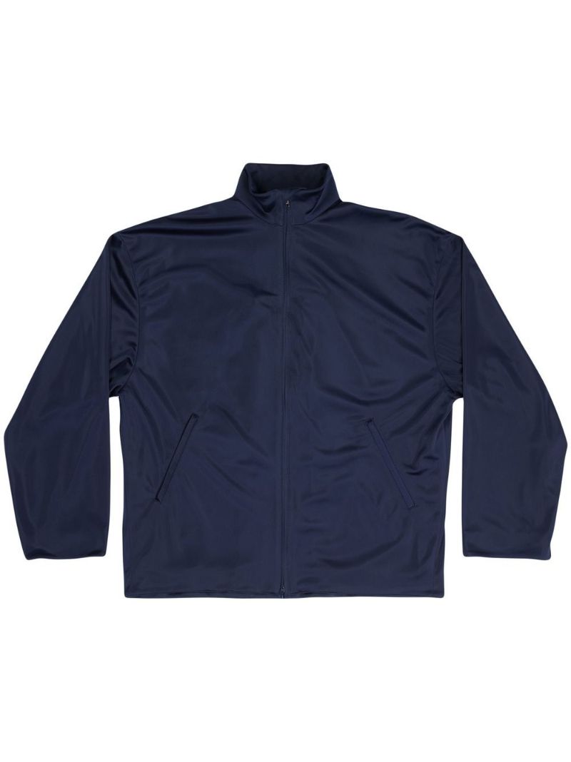 Blue Zip-up Track Jacket