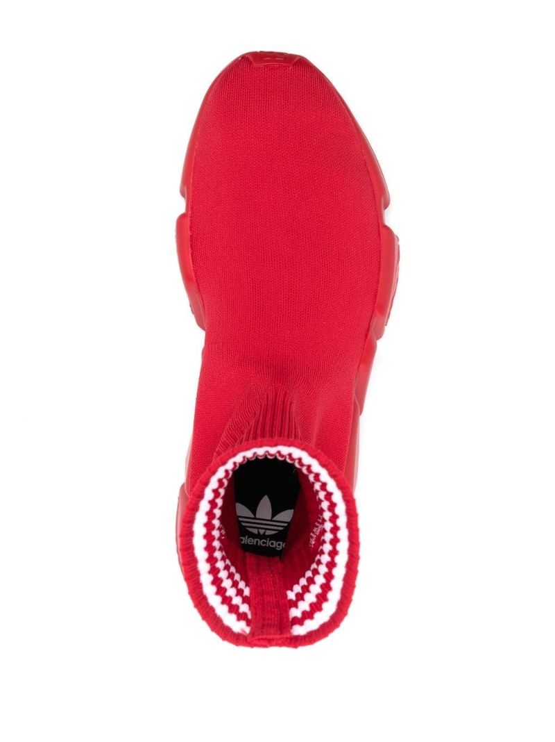 X Adidas Red Speed Sock Sneakers