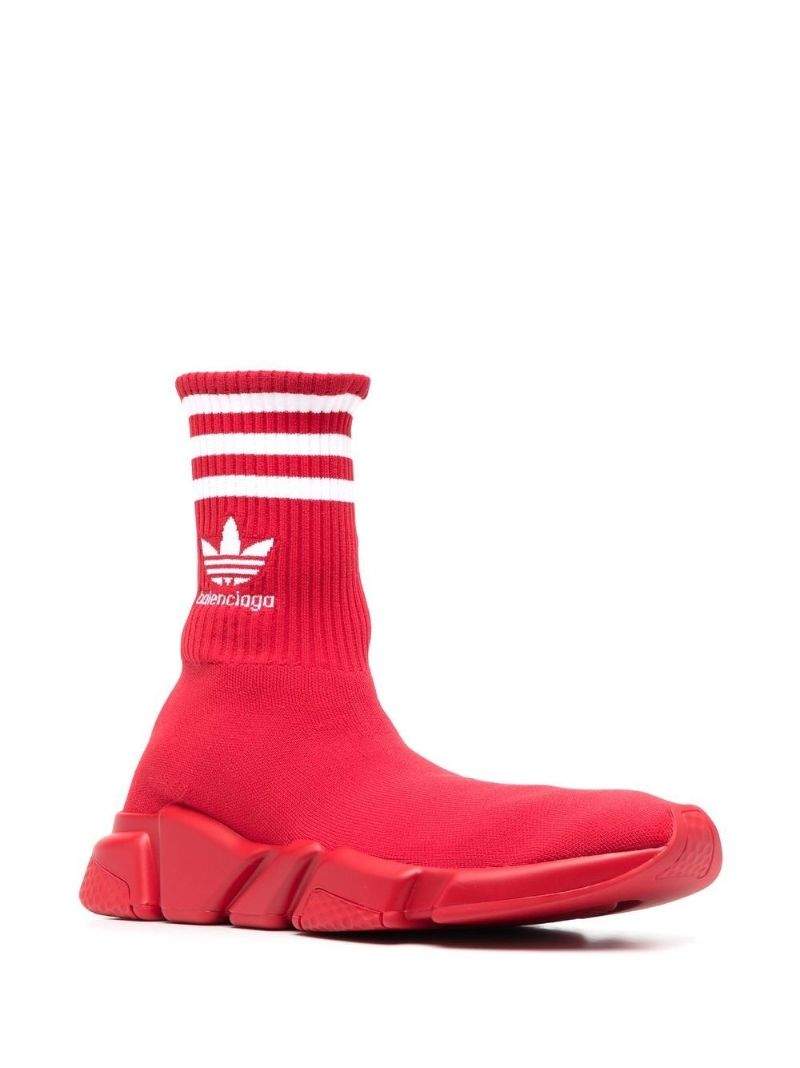 X Adidas Red Speed Sock Sneakers