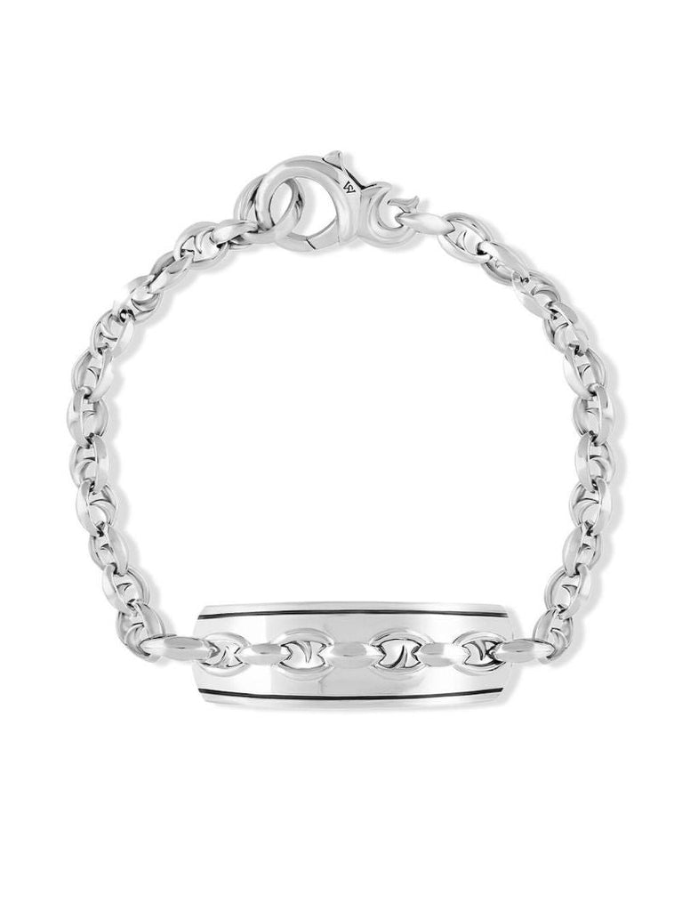 Sterling Silver Thorn Addiction Link Bracelet