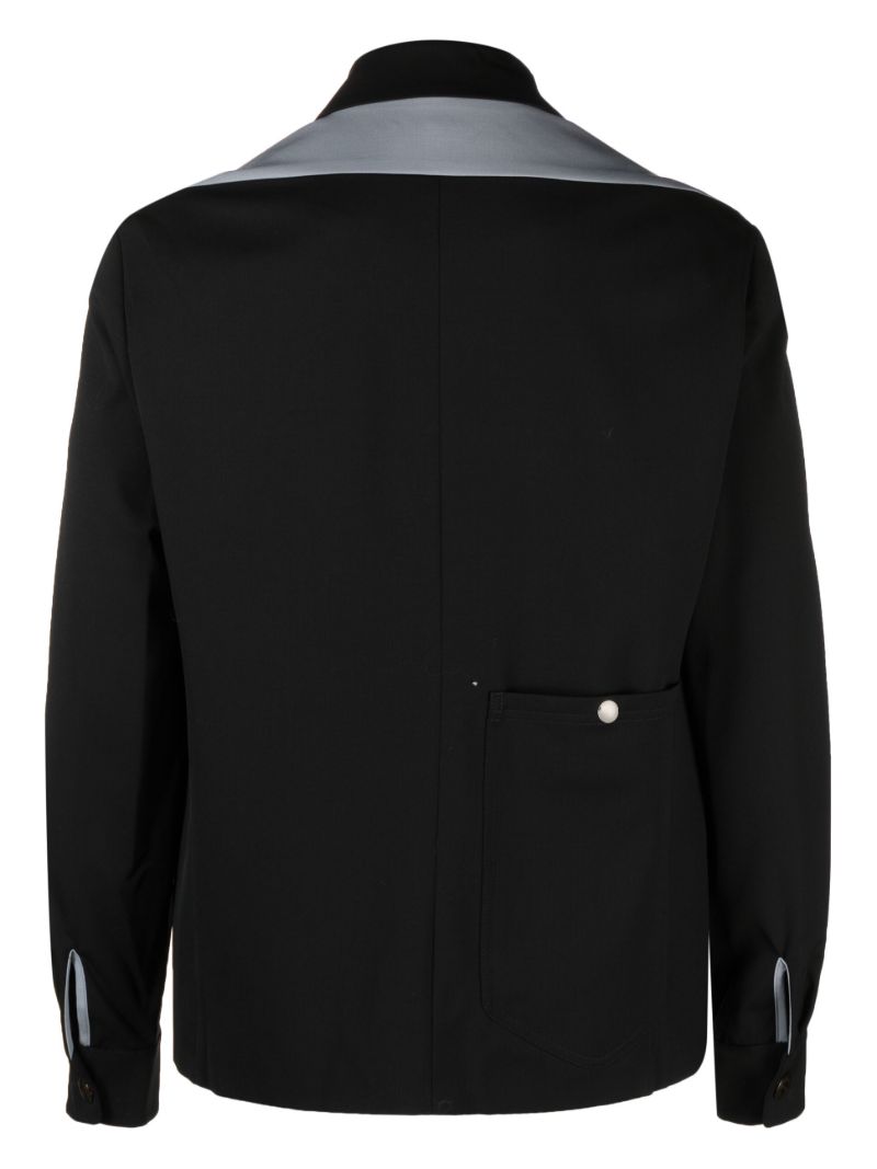 Black Kreuk Single-breasted Blazer