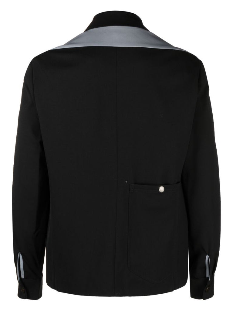 Black Kreuk Single-breasted Blazer