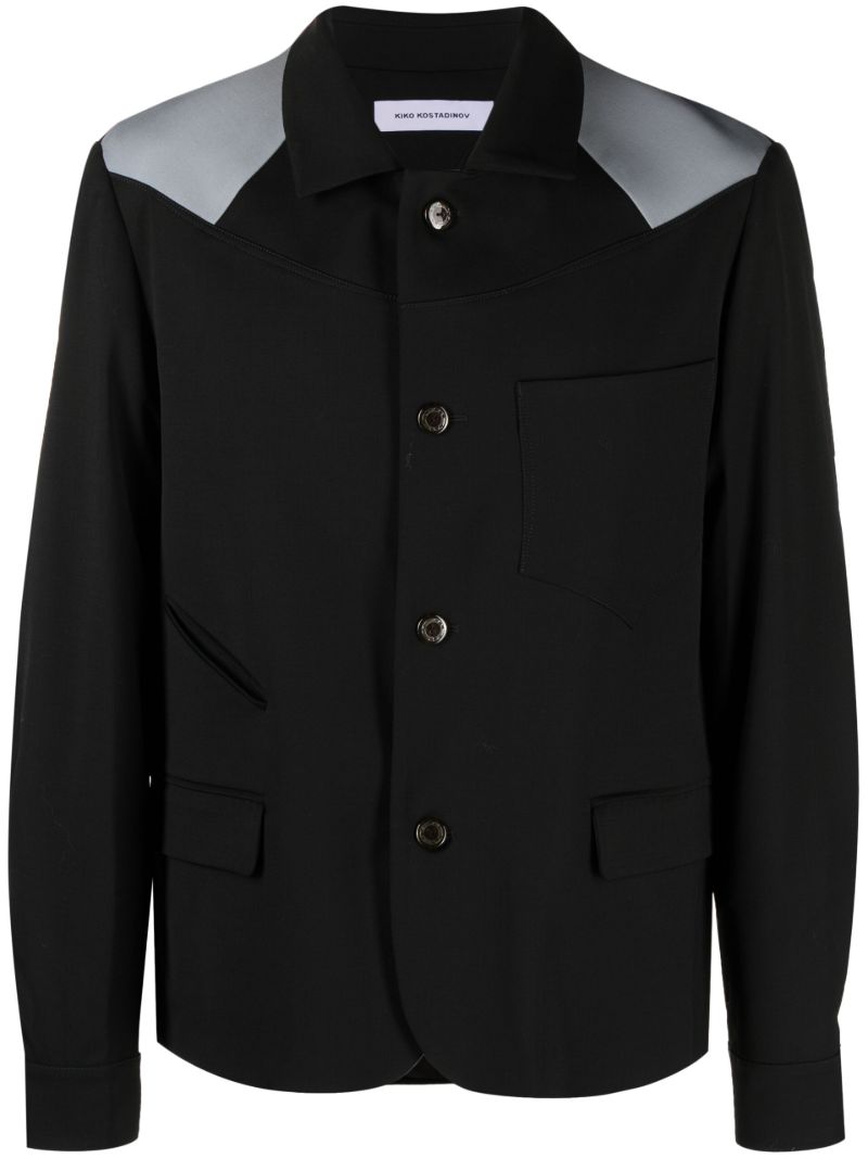 Black Kreuk Single-breasted Blazer