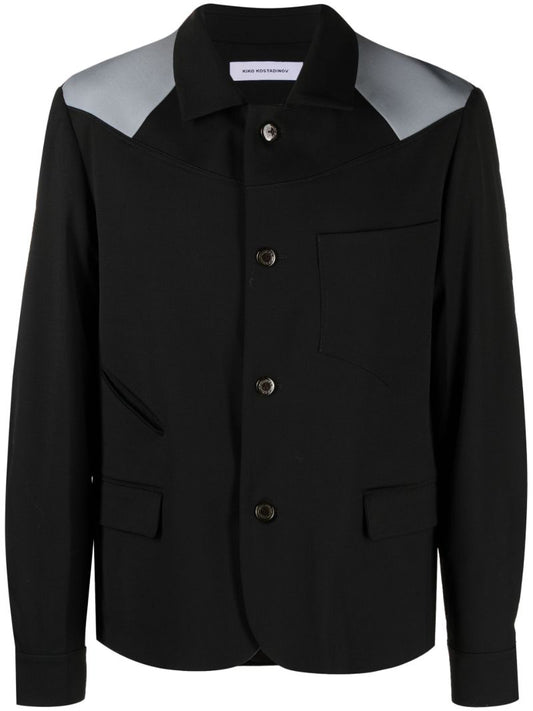 Black Kreuk Single-breasted Blazer