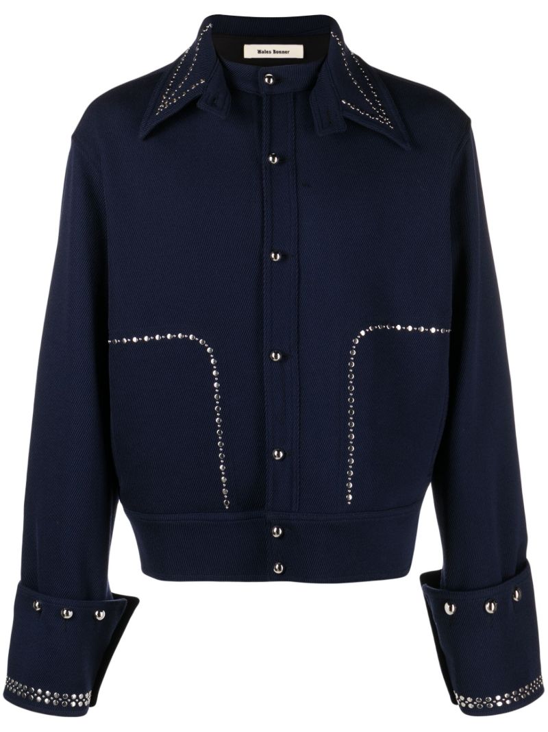 Blue Delta Studded Jacket