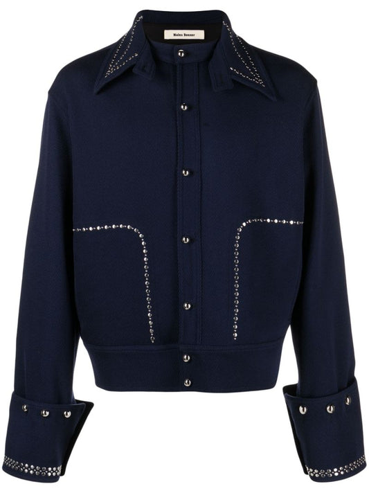 Blue Delta Studded Jacket