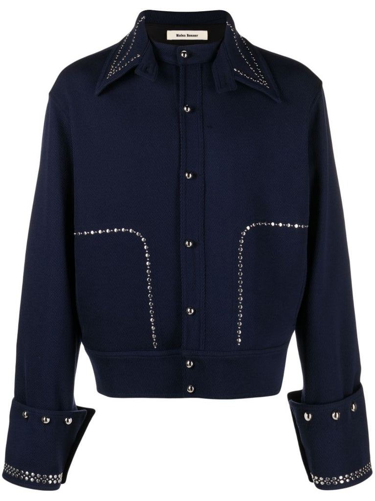 Blue Delta Studded Jacket