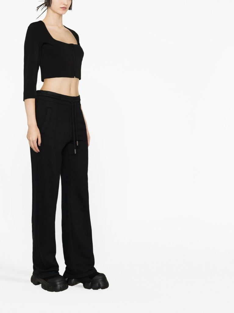 Black Tekla Crop Top