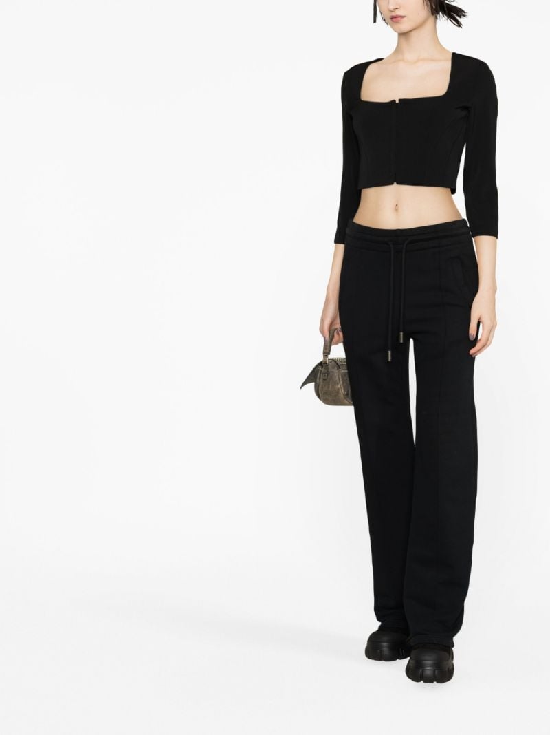 Black Tekla Crop Top