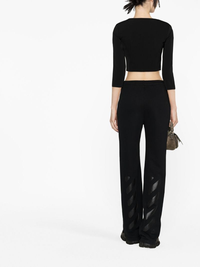 Black Tekla Crop Top