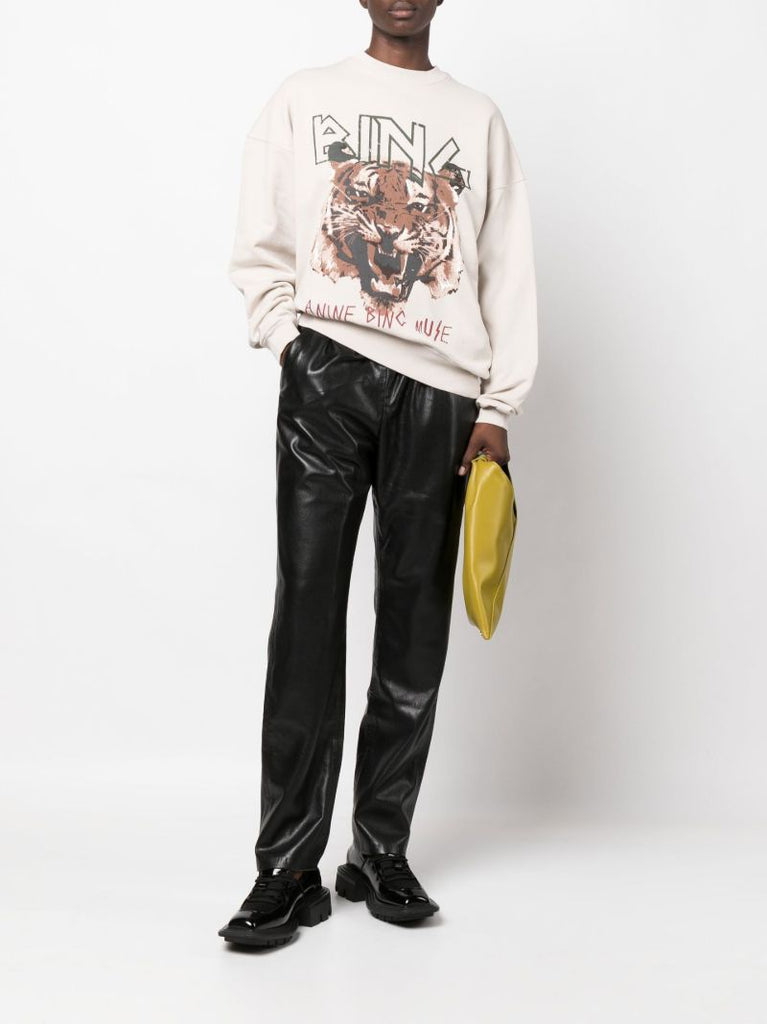 Neutral Tiger Printed Sweatshirt