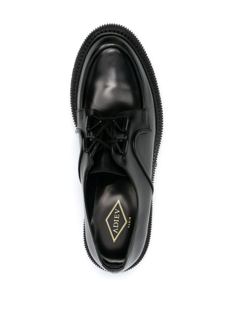 Black Type 175 Lace-up Leather Derby Shoes