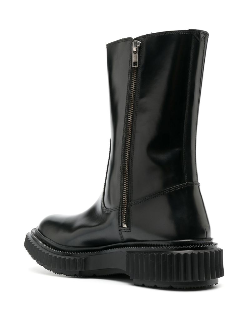 Black Type 184 Leather Ankle Boots