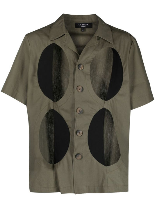 Green West African Kaftan Cut Out Shirt
