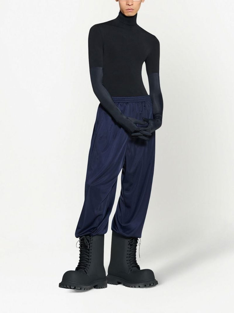 Blue Drop Crotch Trousers