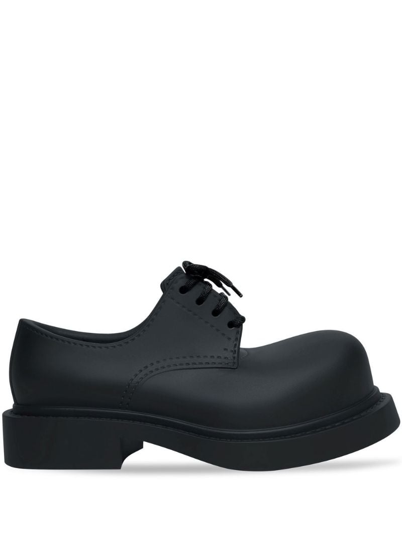 Black Steroid Derby Shoes