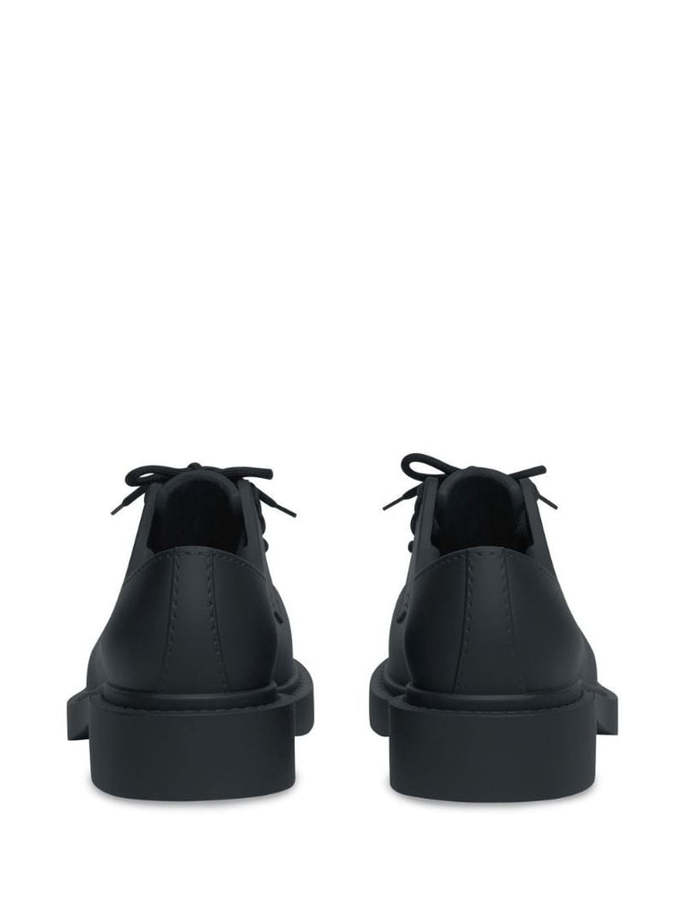 Black Steroid Derby Shoes