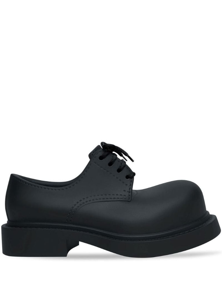 Black Steroid Derby Shoes